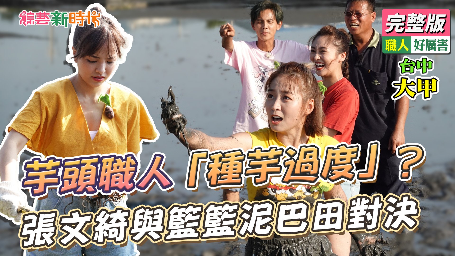 芋頭職人「種芋過度」？張文綺與籃籃泥巴田對決！